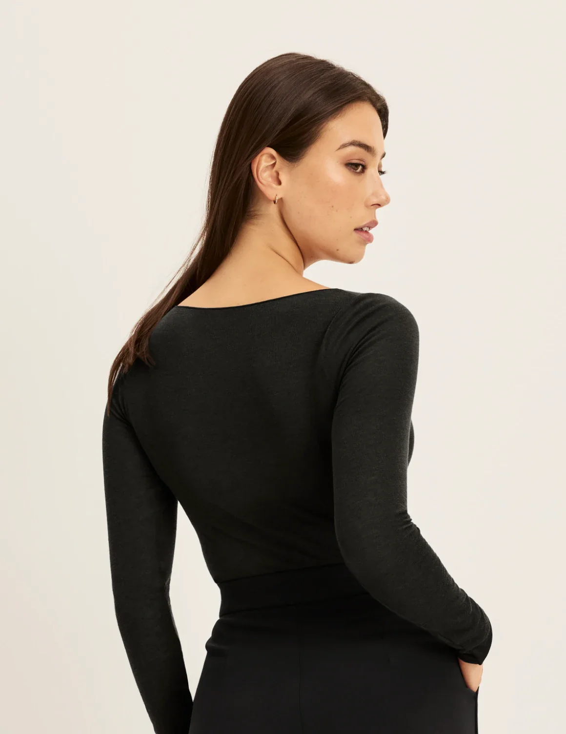 Cashmere Luxe Boatneck Top - Image 3