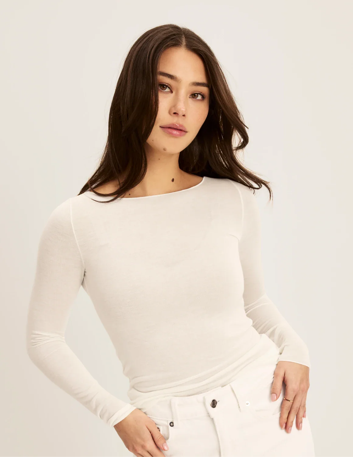 Cashmere Luxe Boatneck Top - Image 7