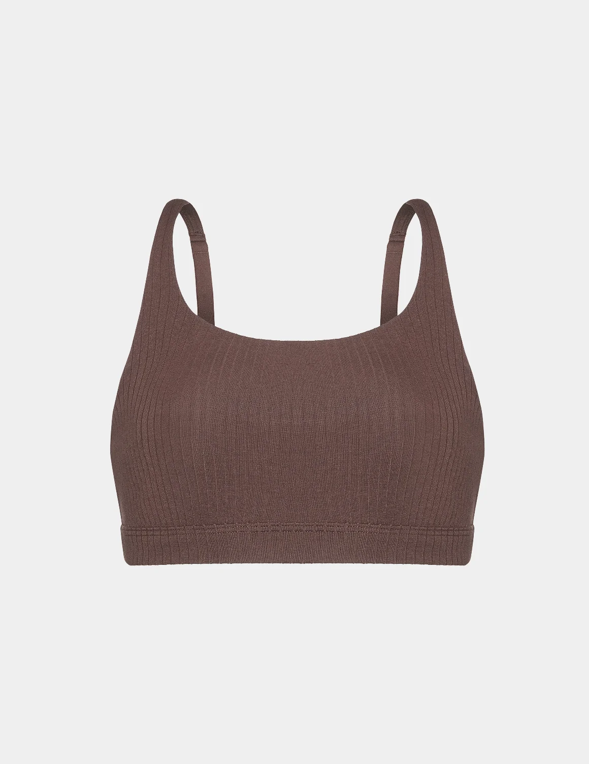 Cotton Rib Scoop Bralette - Last Call - Image 6