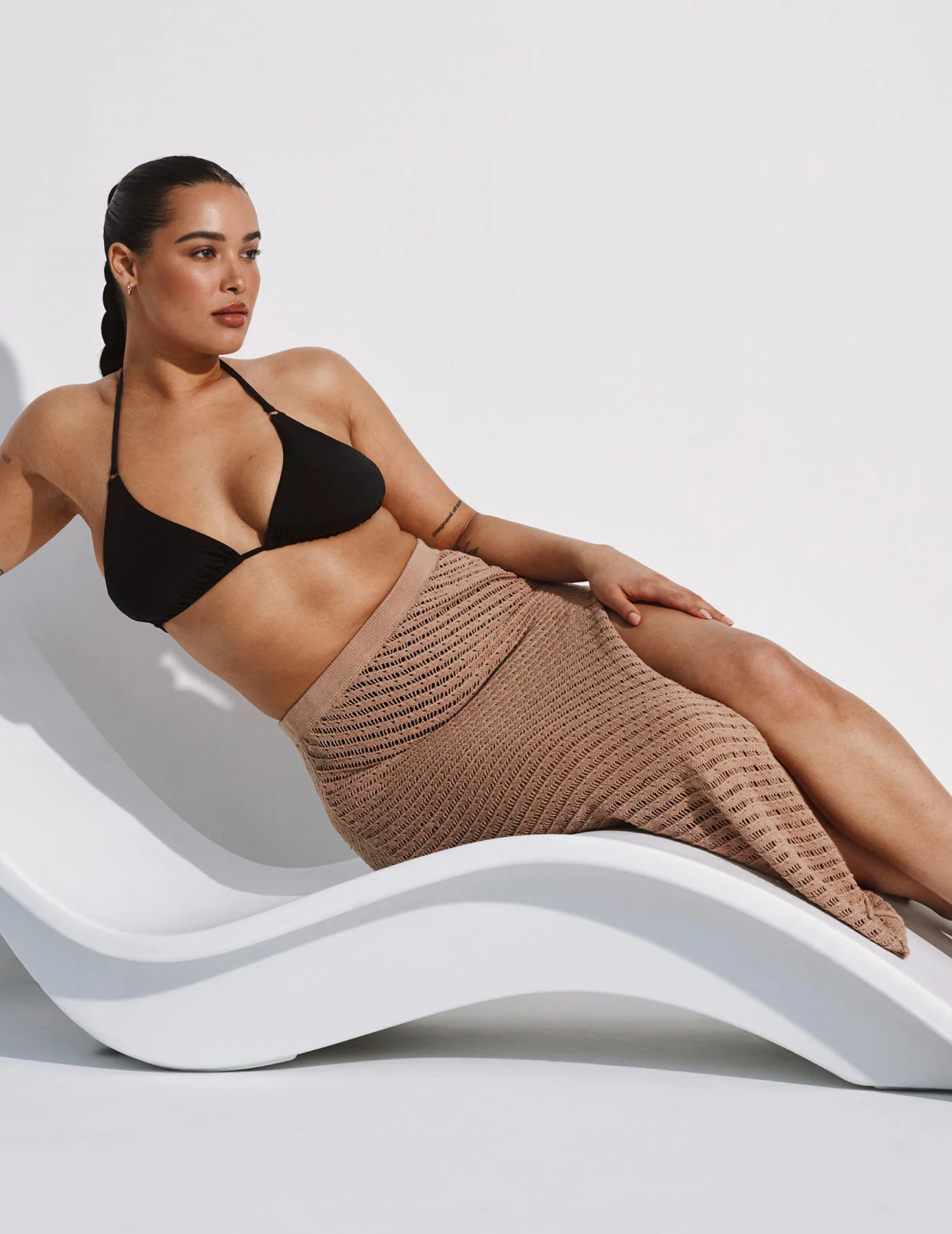 Crochet-Knit Beach Skirt - Image 4