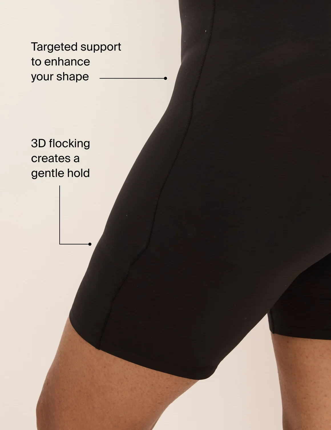 Customizable Shaper Mid-Thigh Bodysuit - Image 9
