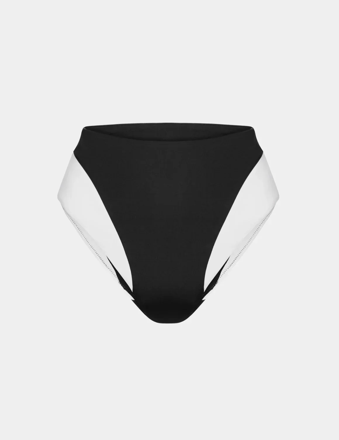 High Rise Bikini Swim Bottom - Color Block - Last Call - Image 5