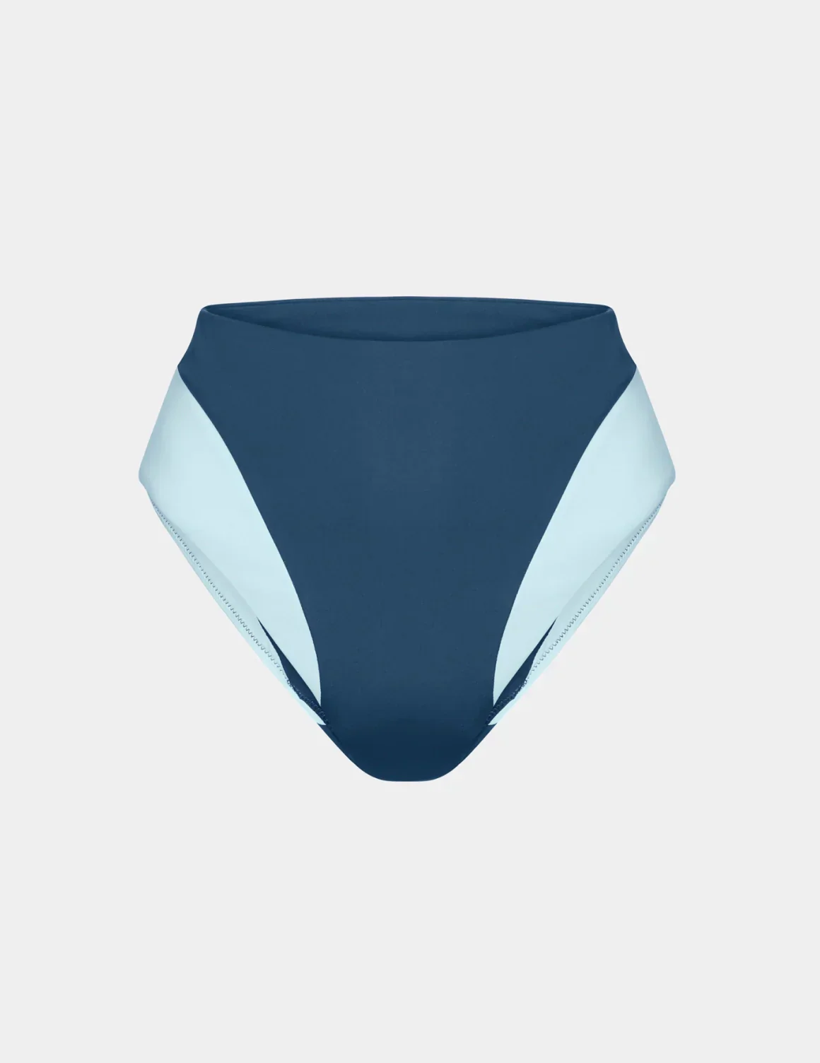 High Rise Bikini Swim Bottom - Color Block - Last Call - Image 6