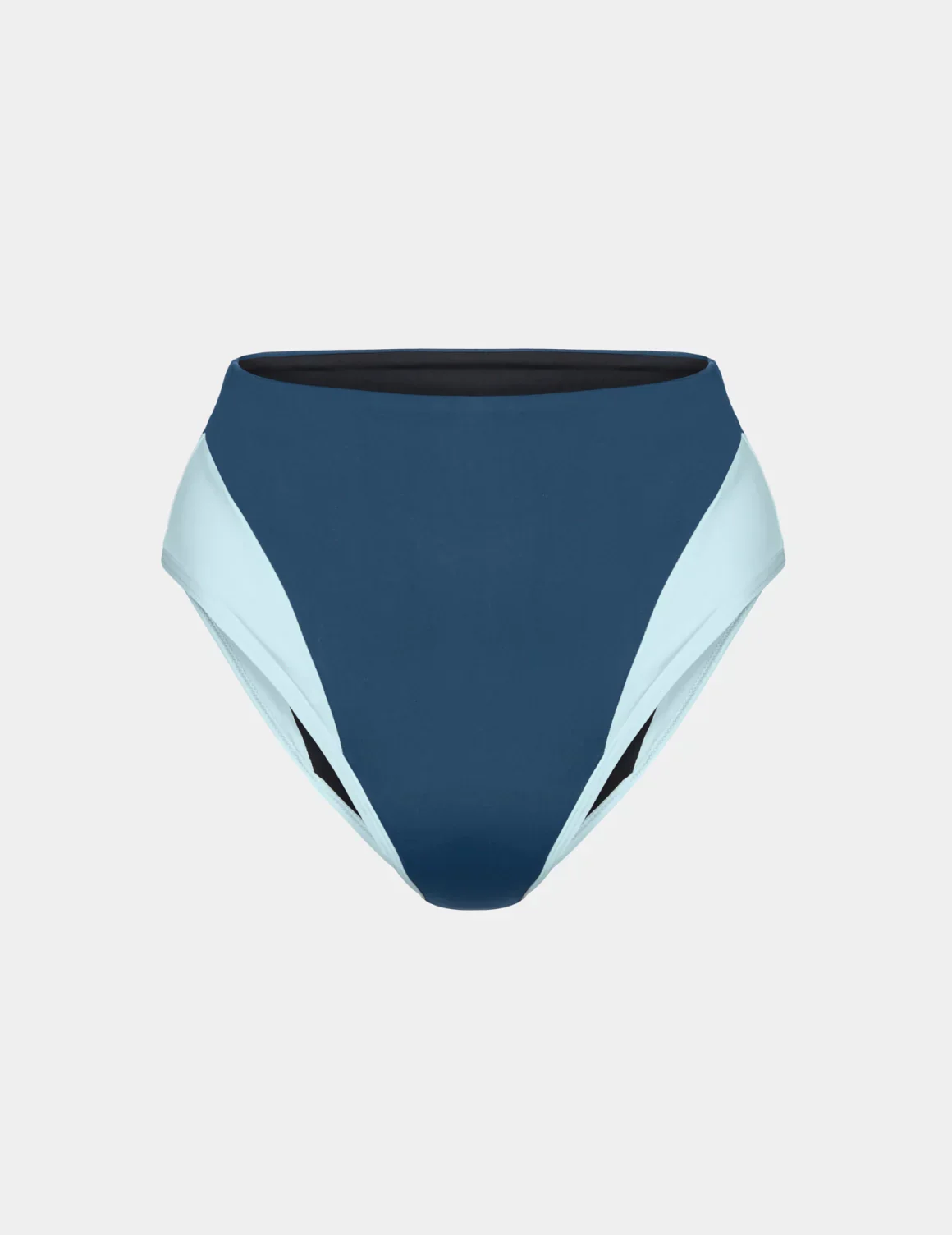Leakproof High Rise Bikini Swim Bottom - Color Block - Image 4