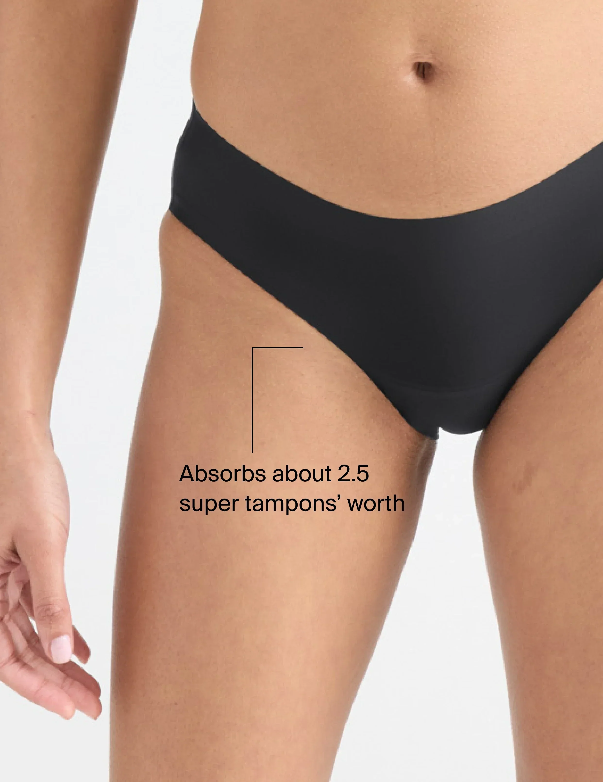 Leakproof UltraThin No-Show Bikini - Image 57