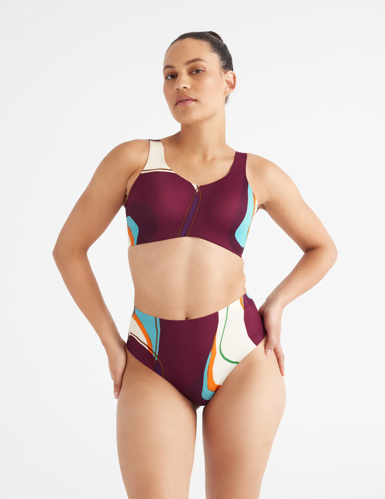 Light Leakproof No-Show High Rise Thong - Last Call - Image 31