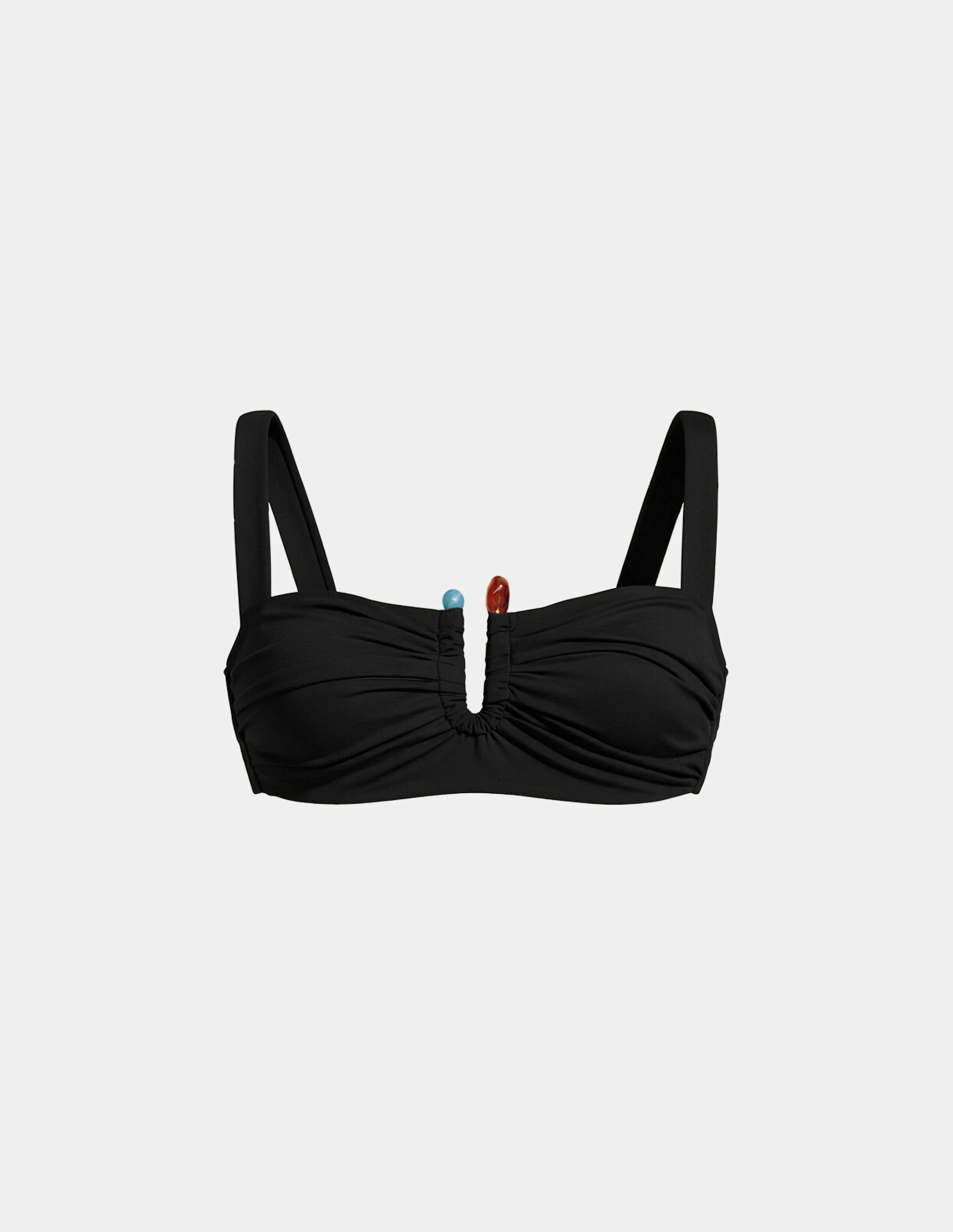 Limited-Edition Sculpt Ruched Bikini Top - Image 2