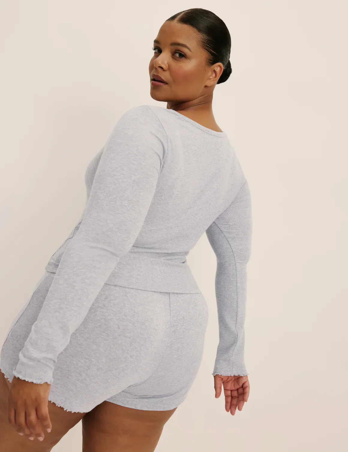 Modal Rib Henley Sleep Set - Image 9