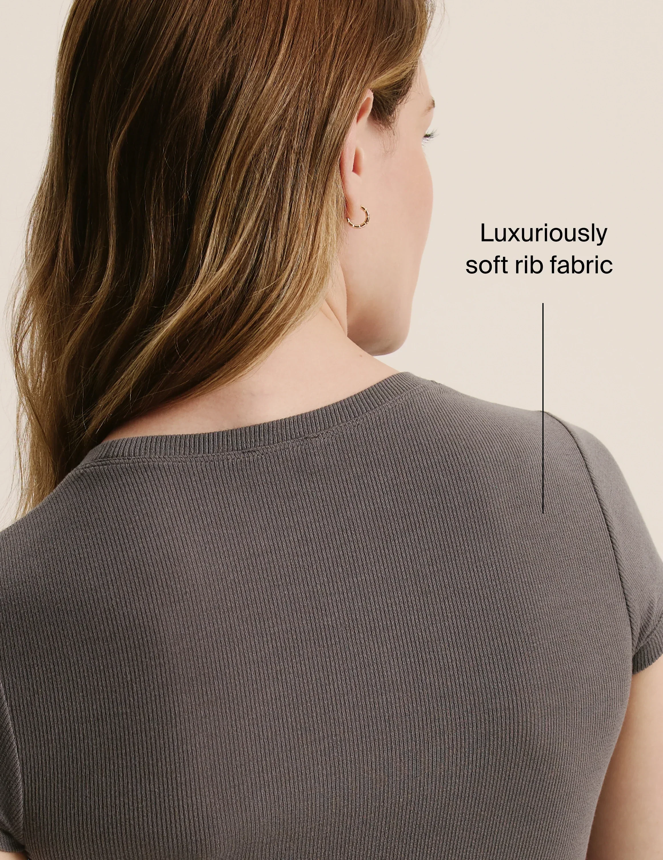 Modal Rib T-Shirt - Image 43
