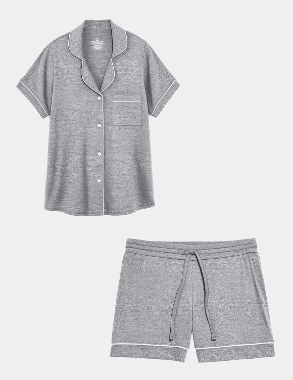 Modal Short Sleeve Sleep Set - Image 19