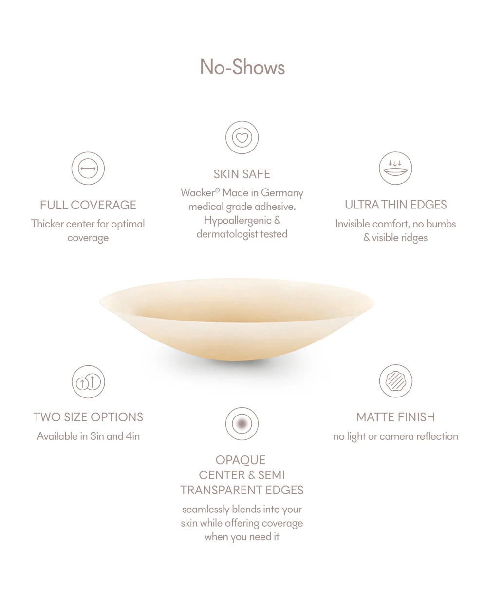 No-Show Adhesive Reusable Nipple Covers - Image 5