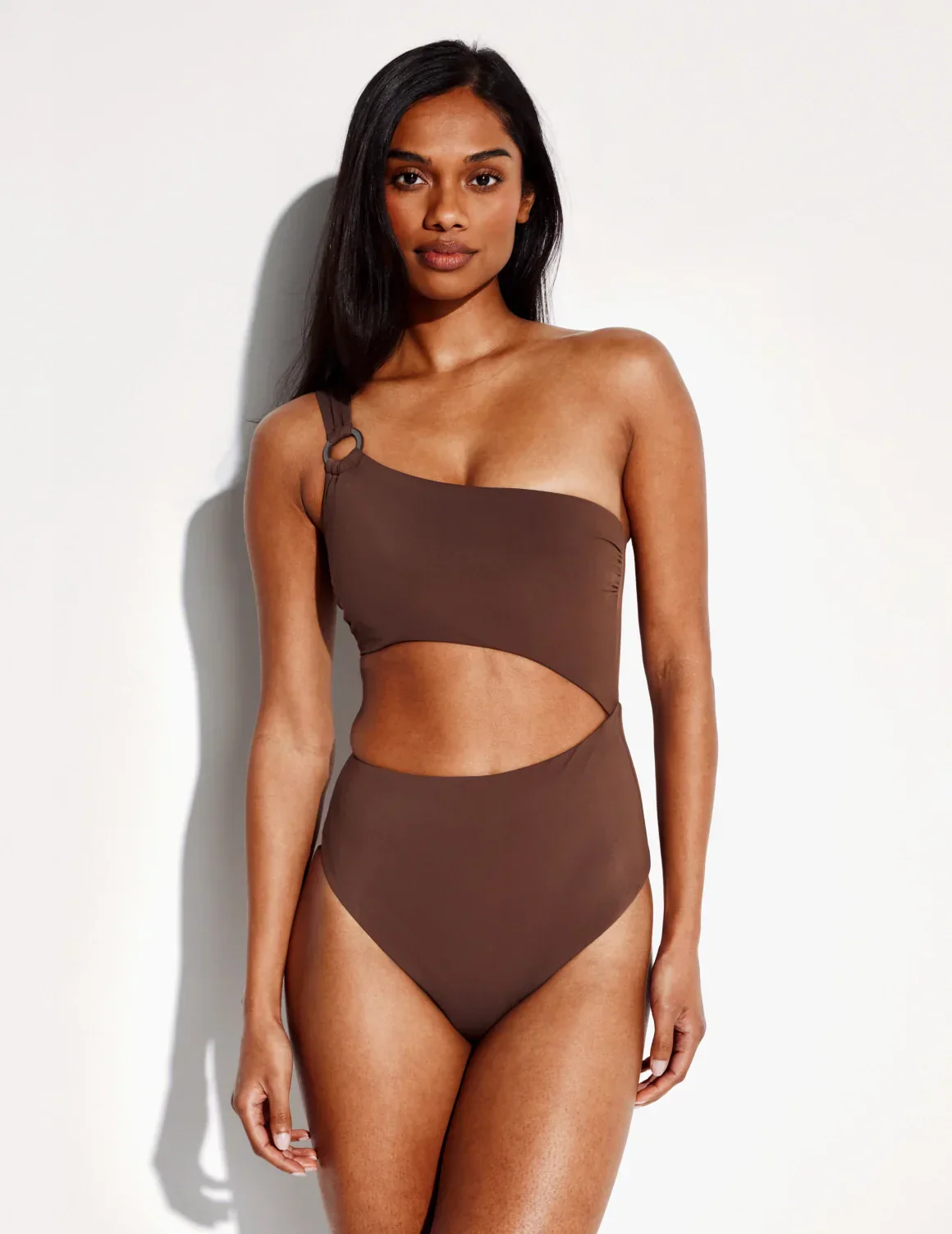 Sculpt One Shoulder One Piece Swimsuit - Last Call - Image 3