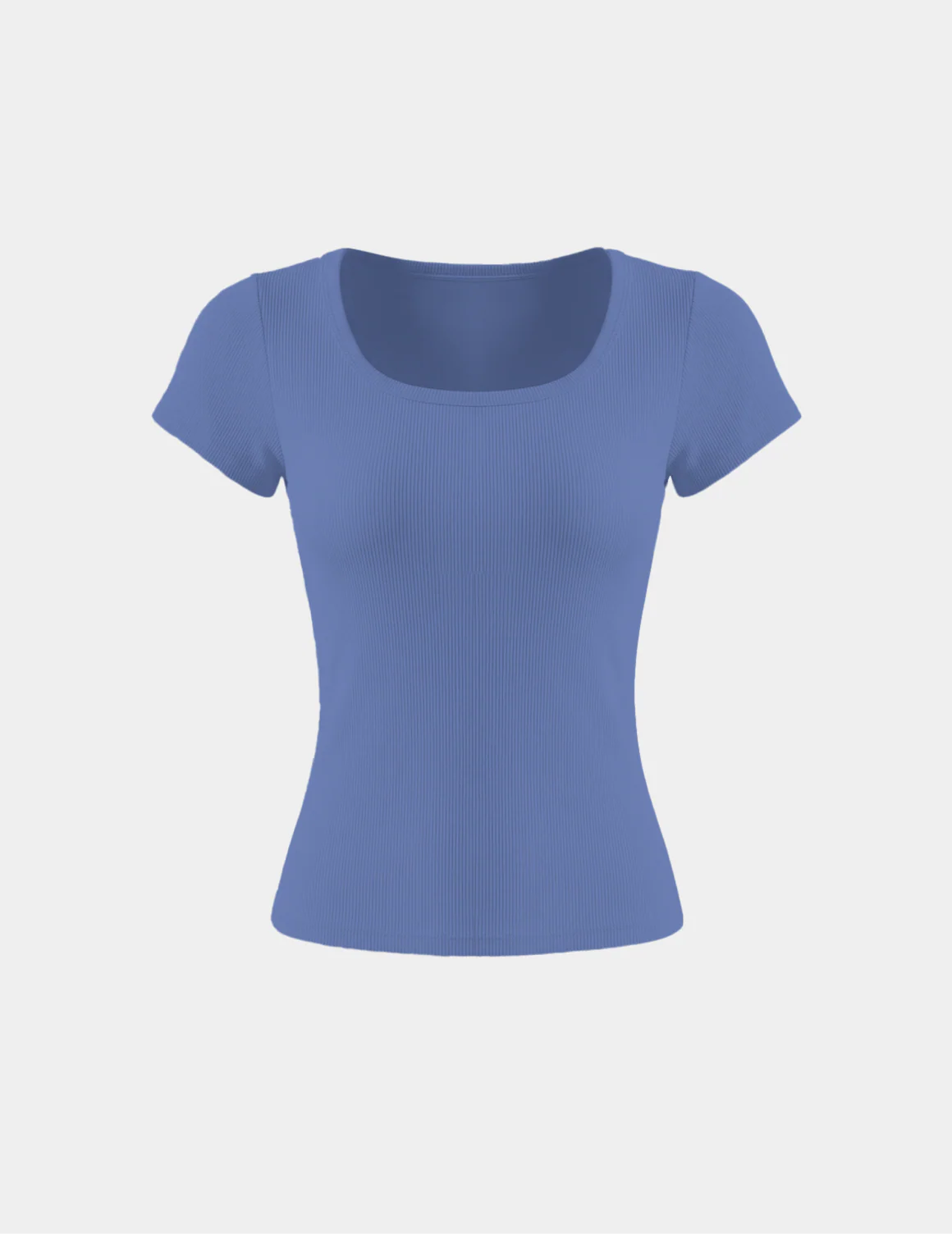 SculptRib™ Cotton Scoop Neck T-Shirt - Image 10