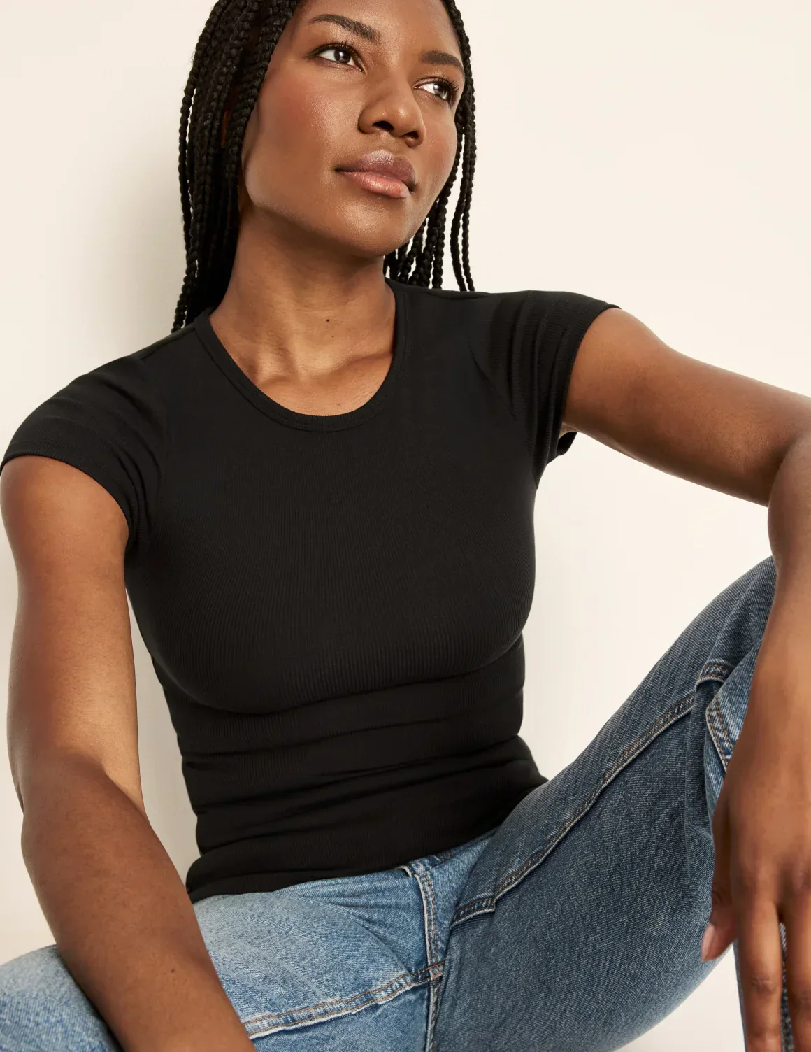 SculptRib™ Cotton T-Shirt - Image 22