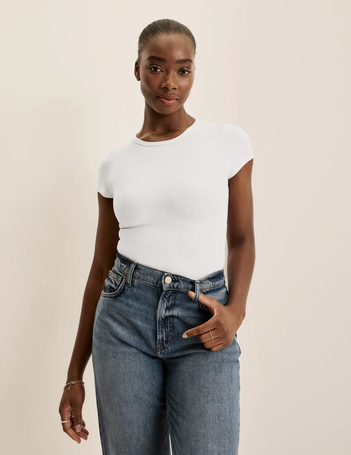 SculptRib™ Cotton T-Shirt - Image 24