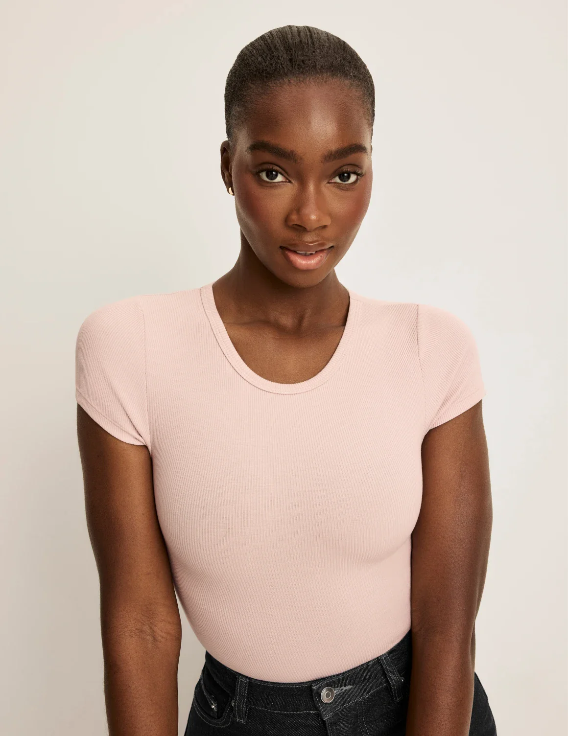 SculptRib™ Cotton T-Shirt - Image 5