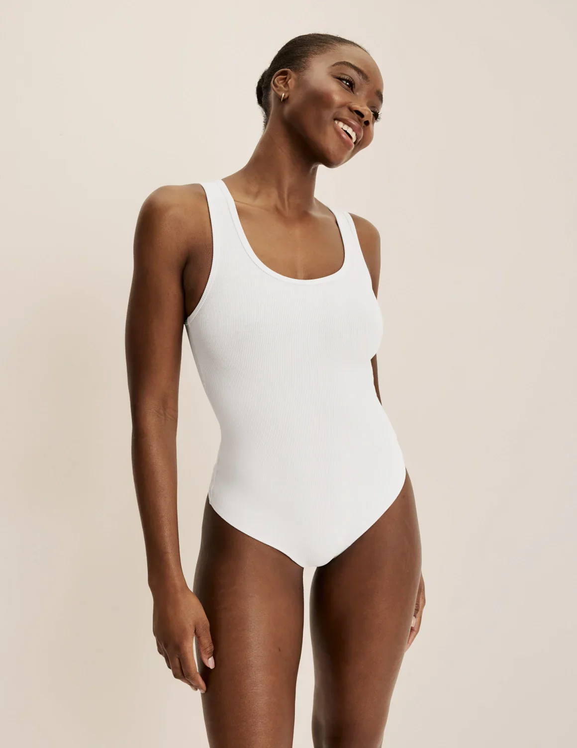 SculptRib™ Cotton Tank Bodysuit - Image 10