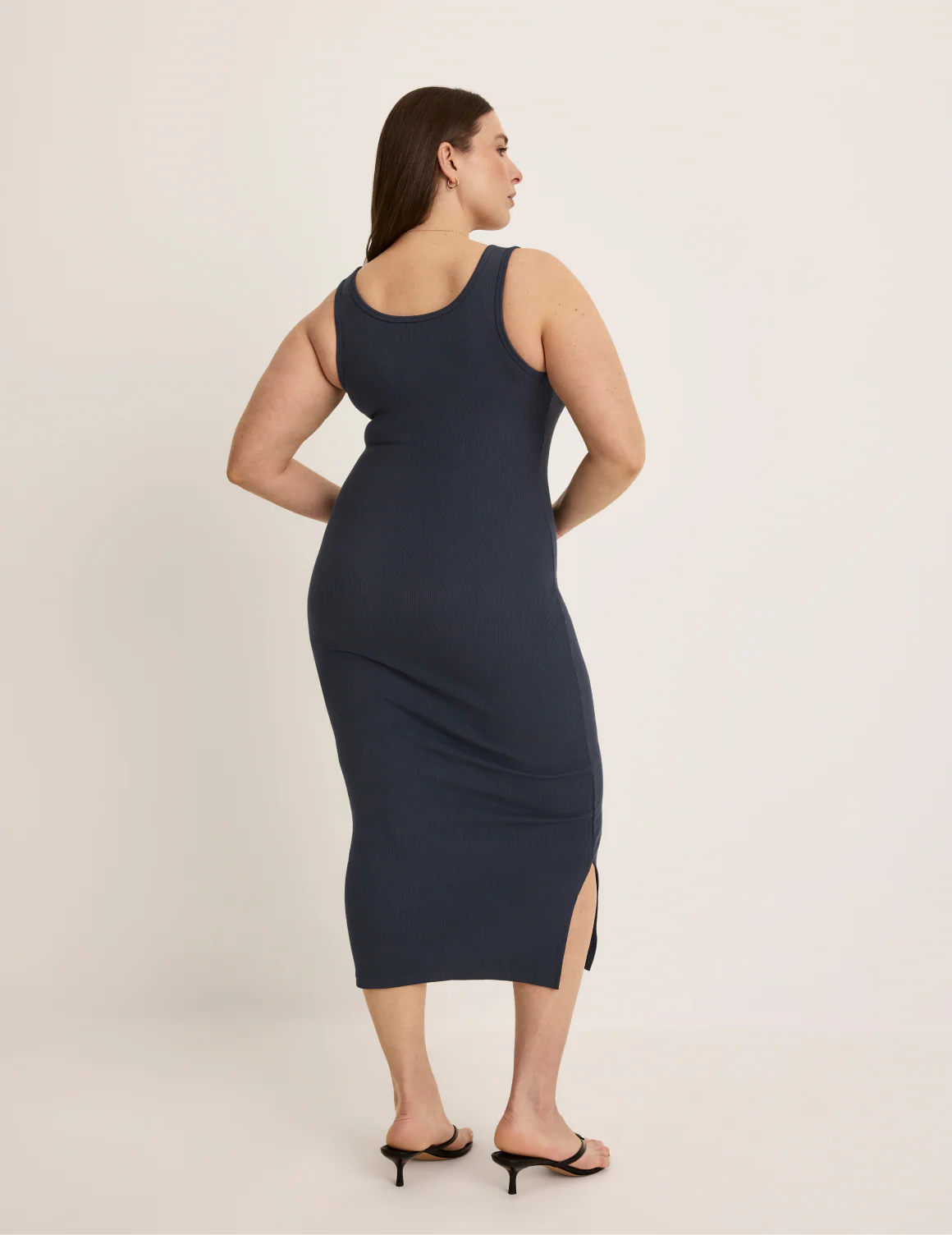 SculptRib™ Cotton Tank Dress - Image 12