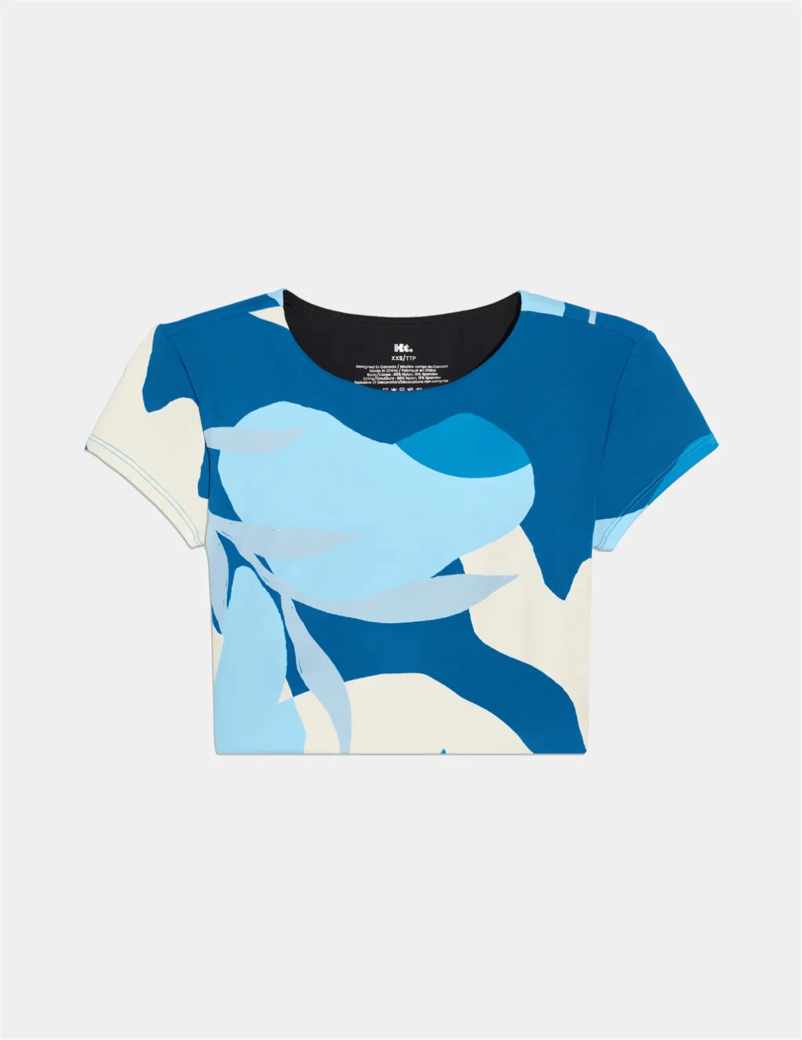 Teen High Tide Cropped Swim Top - Image 4