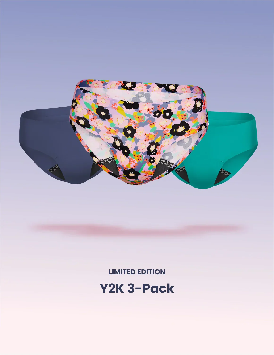 Teen Leakproof UltraThin No-Show Bikini 3-Pack - Image 13