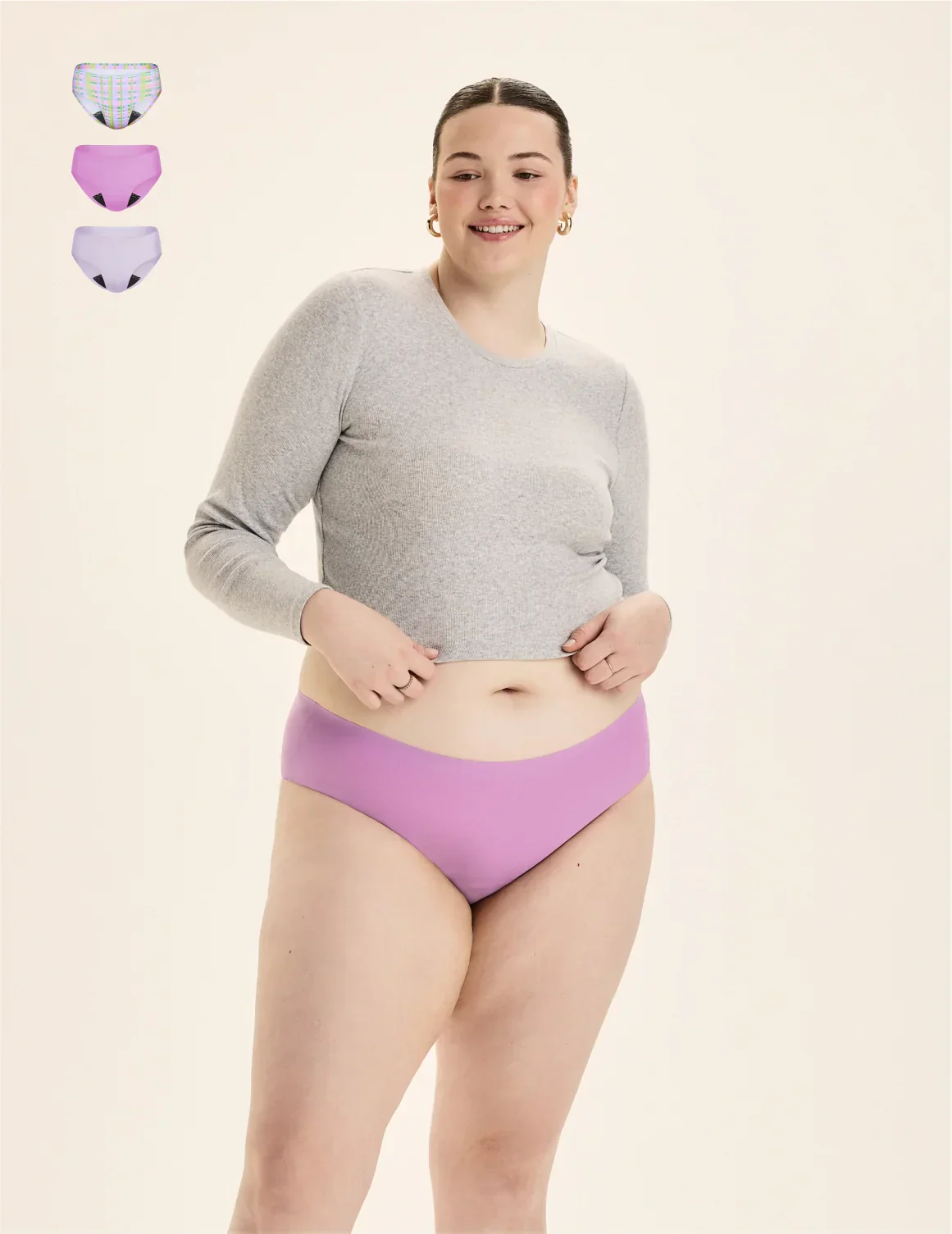 Teen Leakproof UltraThin No-Show Bikini 3-Pack - Image 24