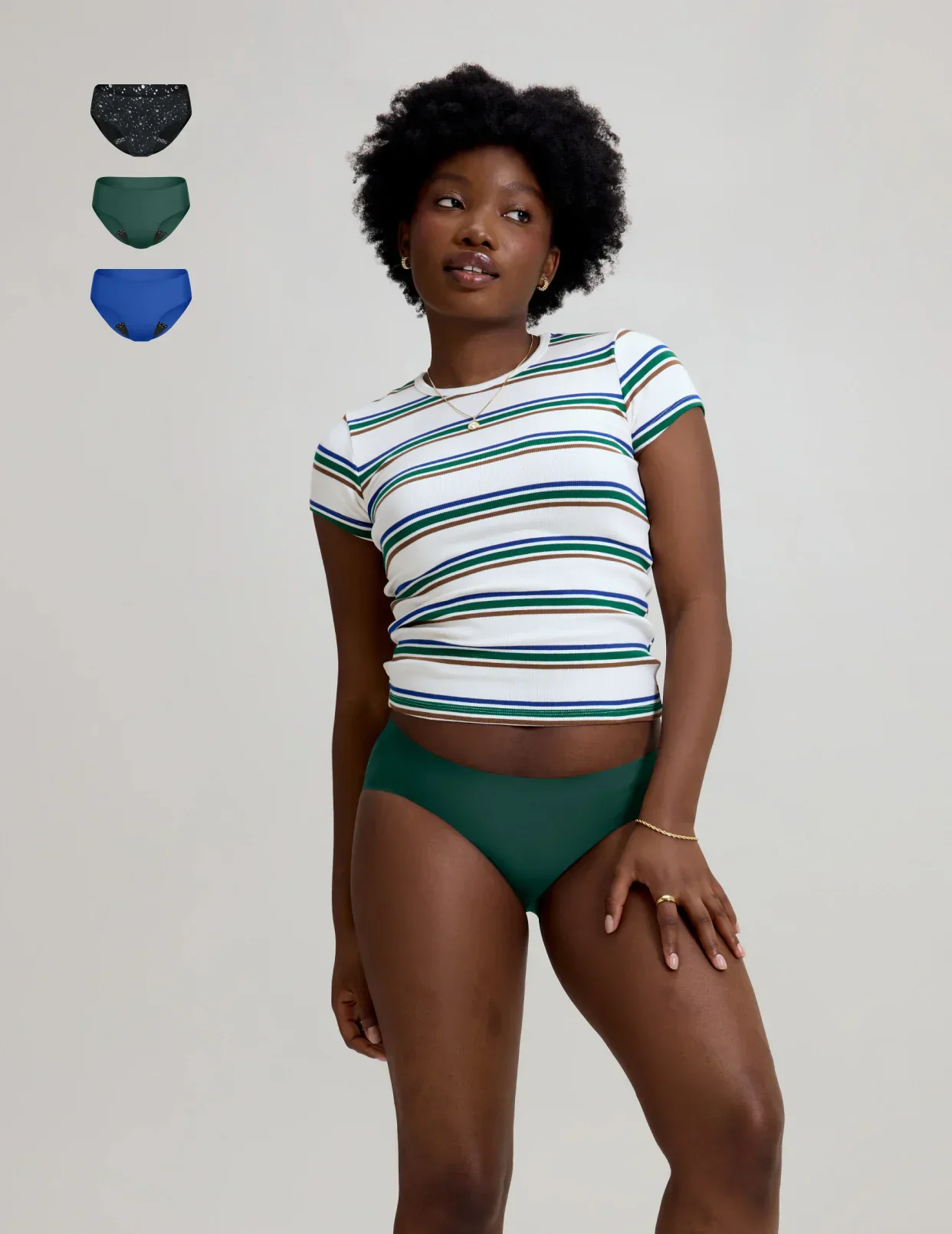 Teen Leakproof UltraThin No-Show Bikini 3-Pack - Image 3