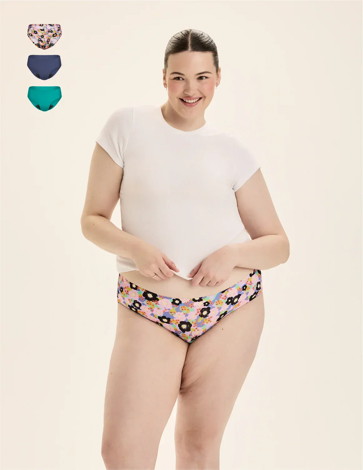 Teen Leakproof UltraThin No-Show Bikini 3-Pack - Image 4