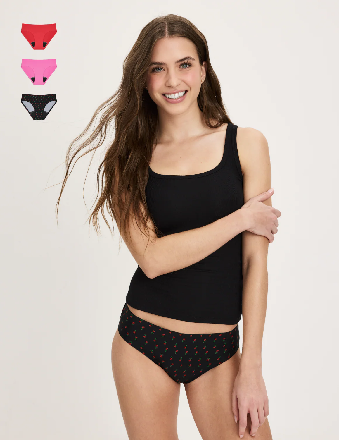 Teen Leakproof UltraThin No-Show Bikini 3-Pack - Image 66