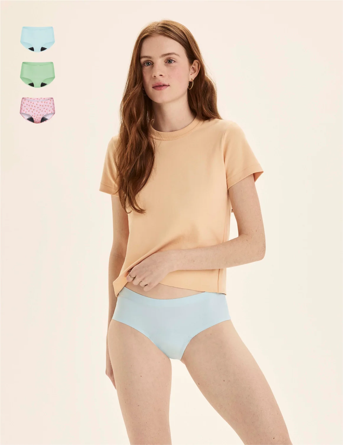 Teen Leakproof UltraThin No-Show Boyshort 3-Pack - Image 47