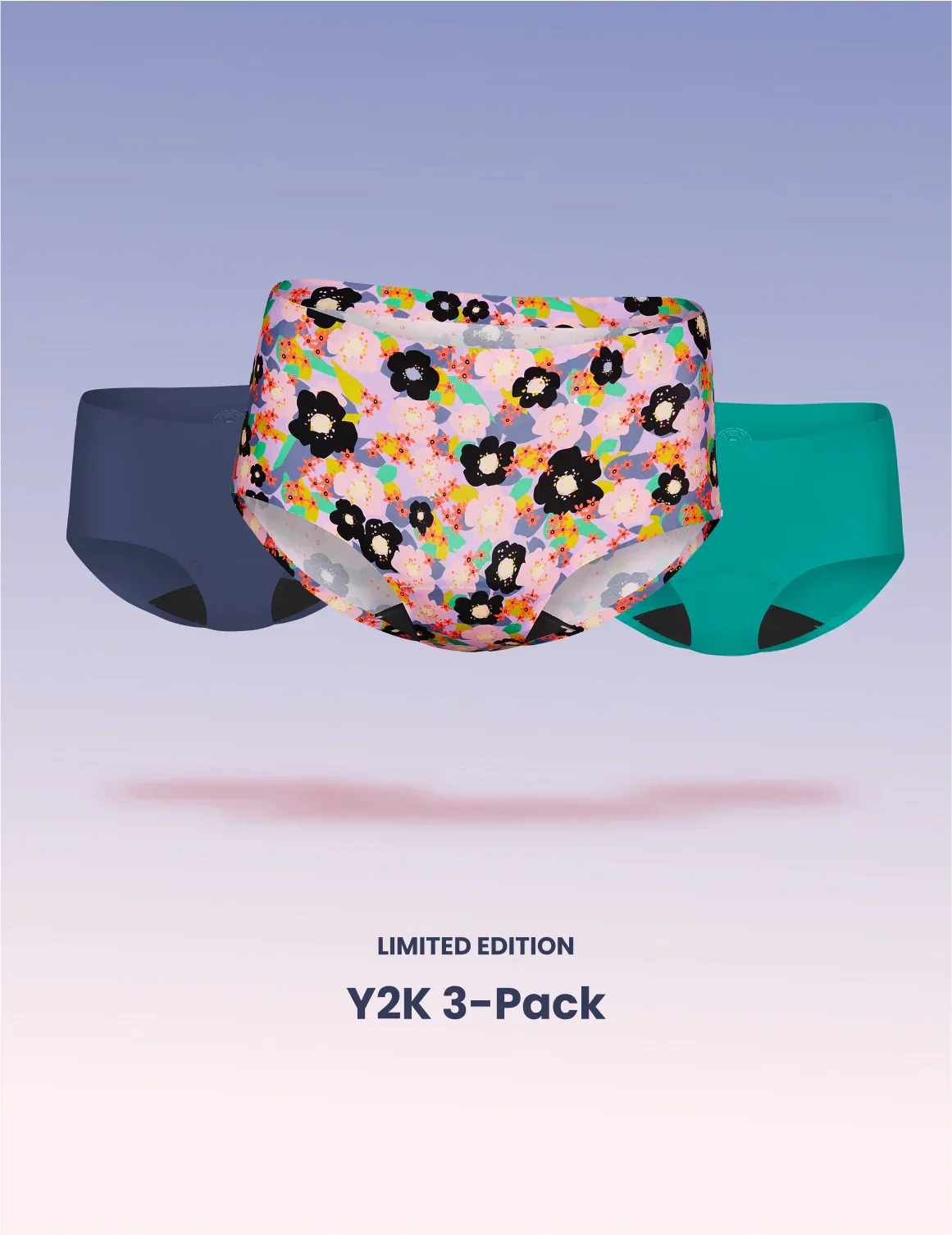 Teen Light Leakproof No-Show Boyshort 3-Pack - Image 11