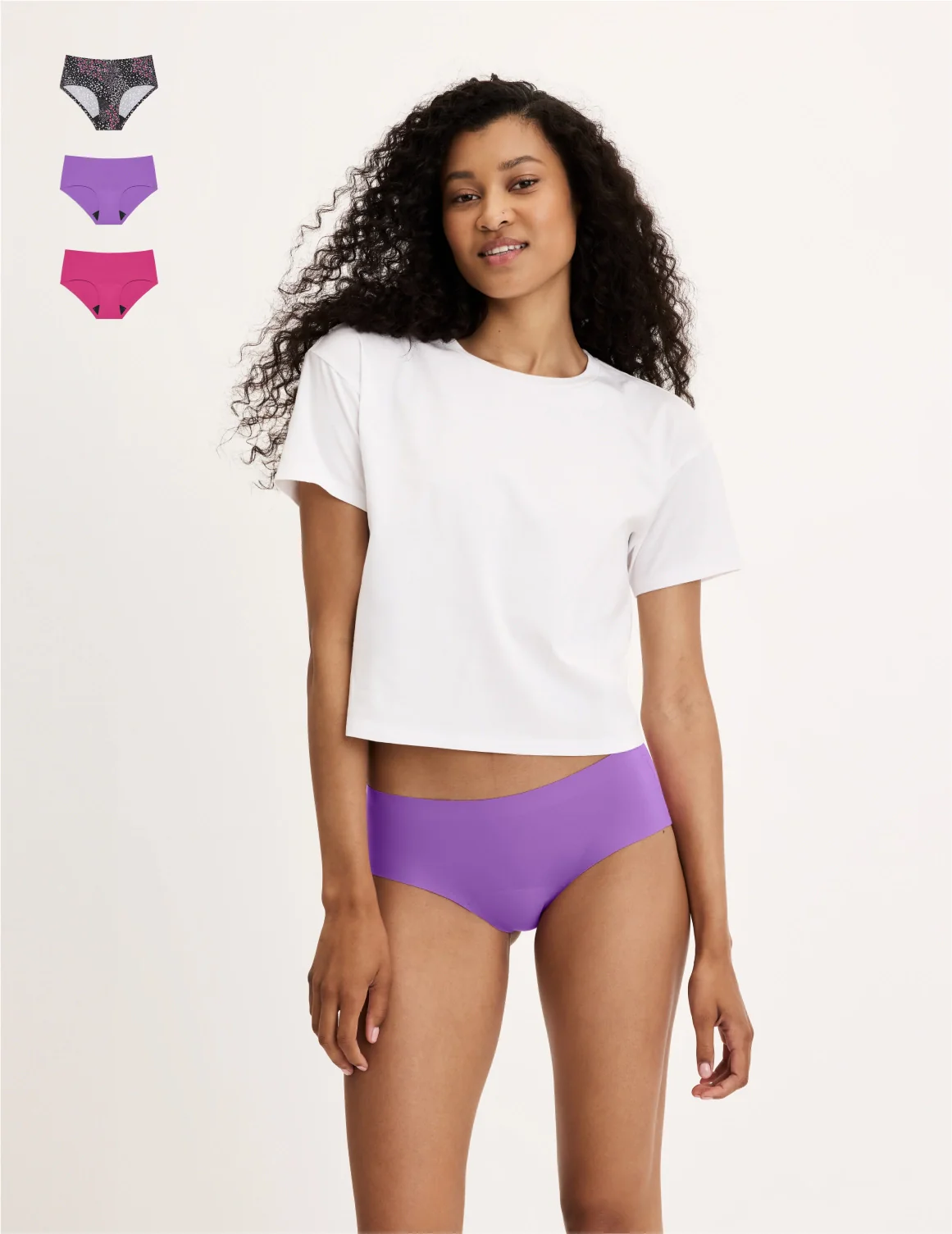 Teen Light Leakproof No-Show Boyshort 3-Pack - Image 50