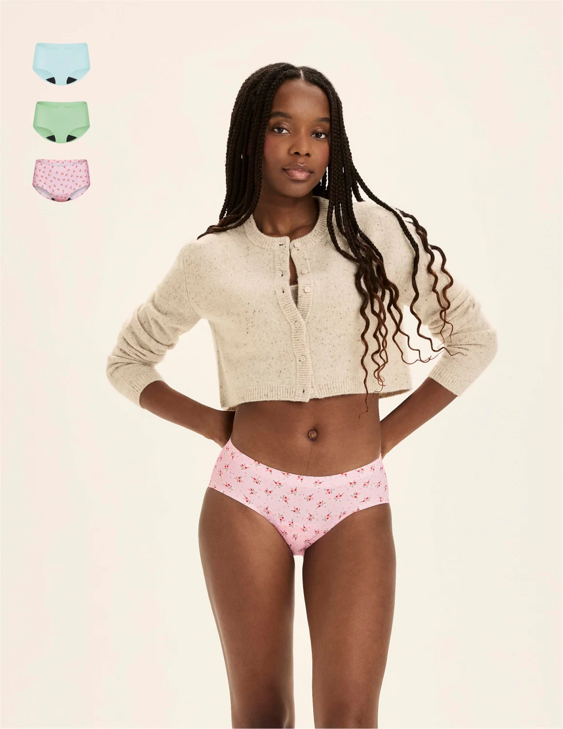 Teen Light Leakproof No-Show Boyshort 3-Pack - Image 54