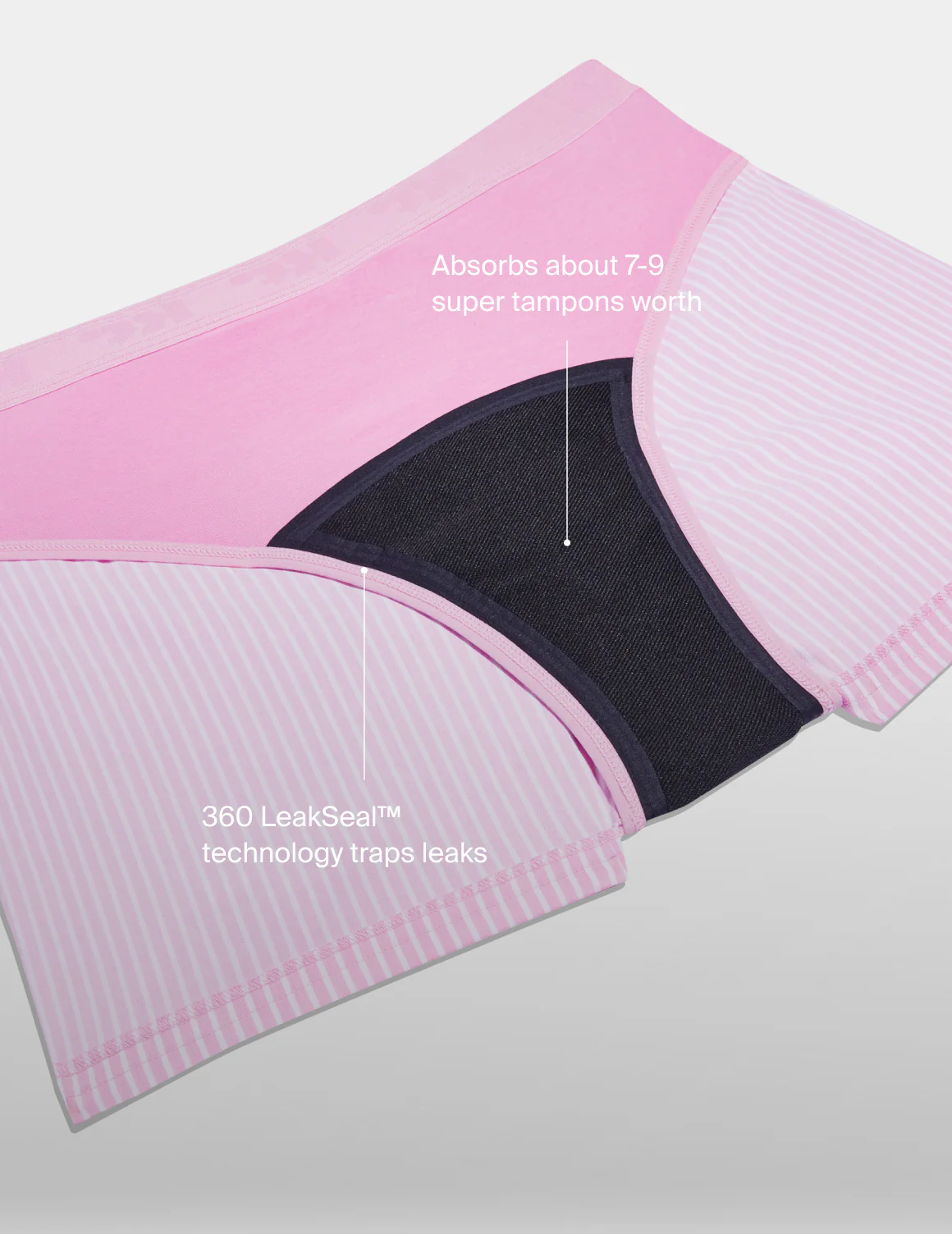 Teen Super Leakproof® Sleepover Boxer - Image 12